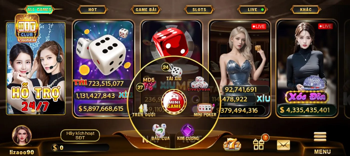 Mini Poker Hit Club luôn là sản phẩm được lựa chọn bởi nhiều người chơi